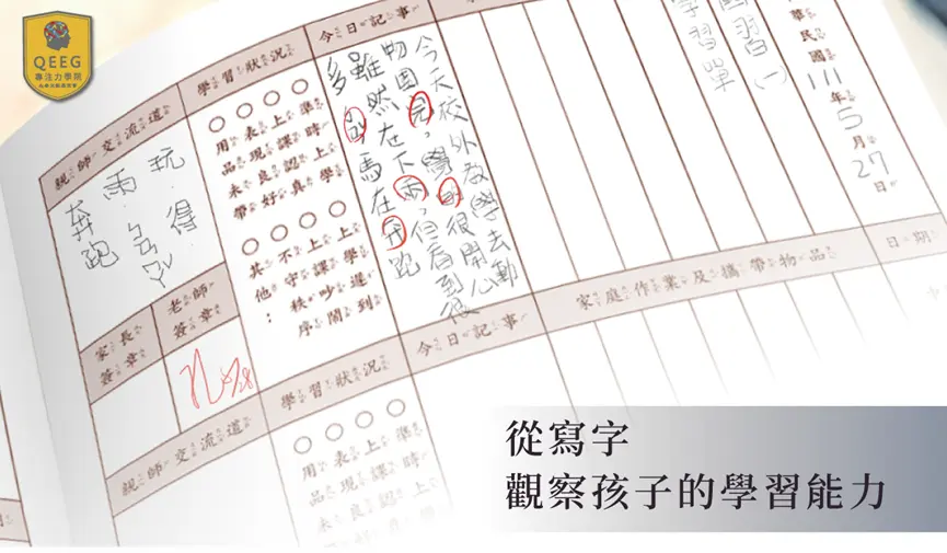 孩子常常粗心寫錯字？QEEG改善孩子的學習力！
